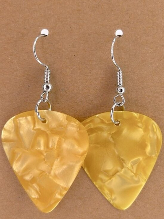 Handmade Jewelry - *LAST SET* Guitar Pick Custom Earrings Fashion Jewelry